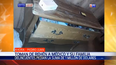 Médico y familia tomados de rehén y obligados a transferir G. 60 millones