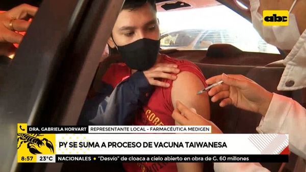 Paraguay participará de fase 3 de vacuna taiwanesa - A la gran 730 - ABC Color