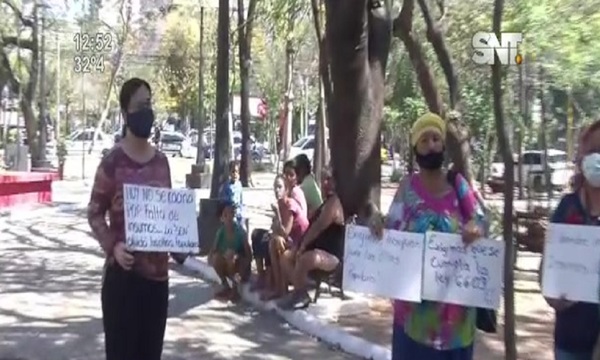 Caso ollas populares: Manifestantes instalan carpa de resistencia - SNT