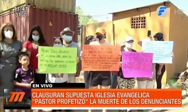 Clausuran iglesia evangélica tras denuncias de vecinos | Telefuturo