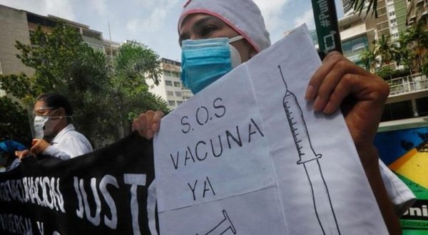 En Venezuela urgen a otros países a donar vacunas anticovid