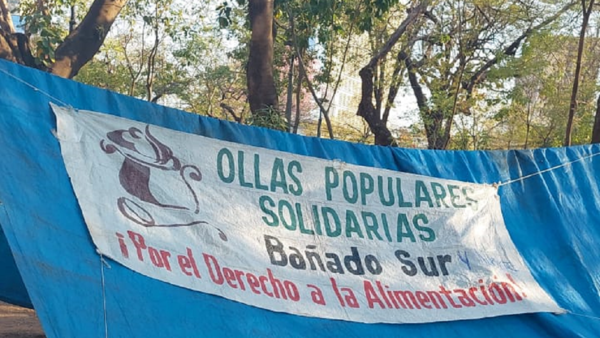 Red de Ollas Populares instala carpa de la resistencia