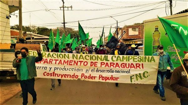 FNC repudia proyecto de ley y marchan por abandono del Estado a campesinado
