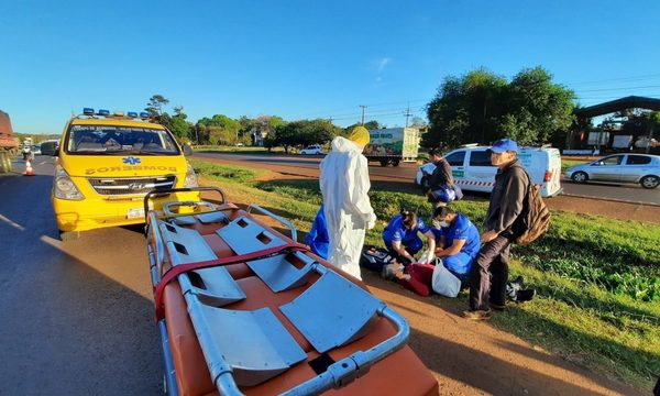 Falleció octogenaria que fue arrollada ayer en Minga Guazú