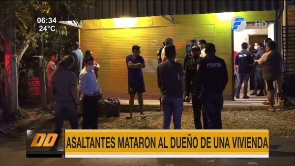 Un herrero es asesinado en su casa por delincuentes, hay dos detenidos