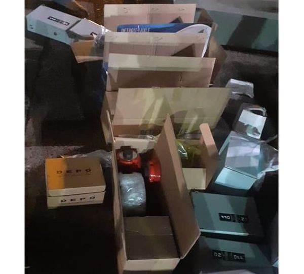 Incautaron unos 300 kilos en piezas de ametralladoras