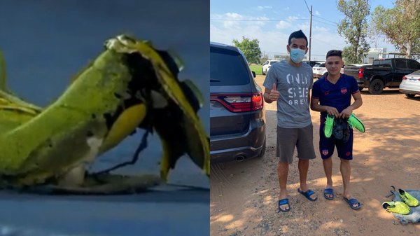 Rompió su botín jugando la Copa Paraguay, pero 'Lucho' le regaló otros nuevos