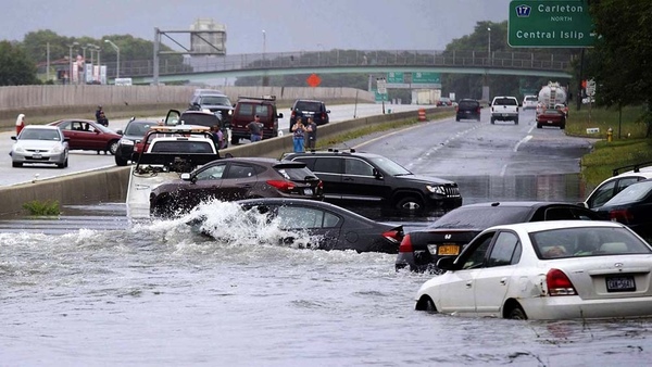 Fuertes lluvias provocan graves inundaciones en Nueva York - El Trueno