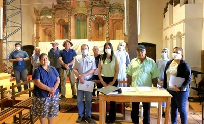 Diario HOY | Firma de acta de inicio de obras de Iglesia de San Joaquín y Santa Ana
