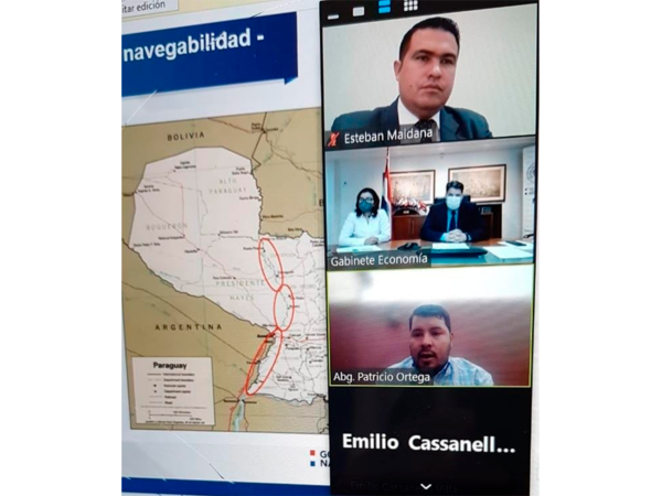 Informan al Equipo Económico sobre trabajos para navegabilidad de los ríos