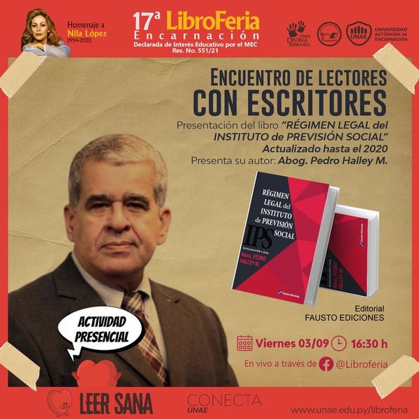 Régimen legal del IPS será tema de encuentro en la Libroferia de Encarnación - Nacionales - ABC Color