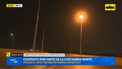 Contrato por parte de la Costanera Norte: ¿puede el MOPC recibir de forma definitiva? - Factor Clave - ABC Color