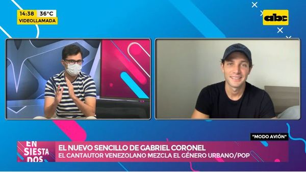 “Modo avión” el nuevo sencillo de Gabriel Coronel - Ensiestados - ABC Color
