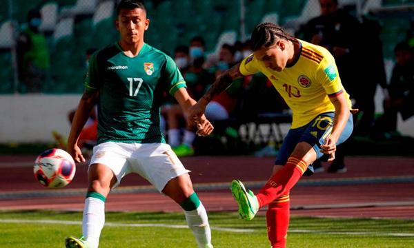 Colombia y Bolivia empatan en La Paz