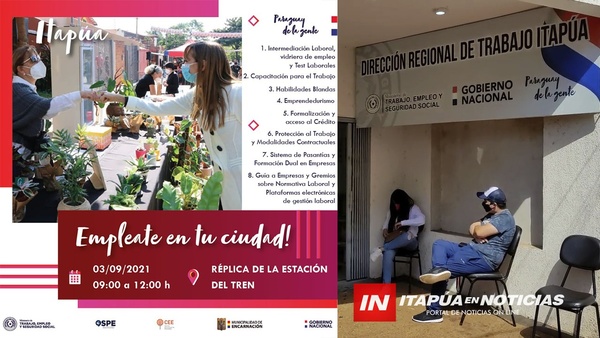 “PROGRAMA EMPLEATE EN TU CIUDAD” ESTE VIERNES EN LA RÉPLICA.