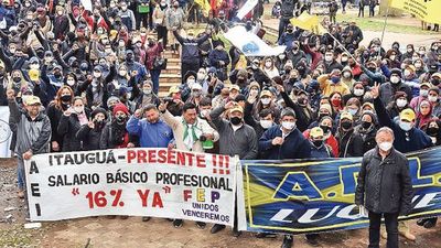Docentes anuncian lobby para que el reajuste se aplique desde enero