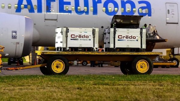 Llegan al país 50.800 dosis de Moderna, donadas por Qatar