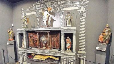 Obras  del siglo XVII se pueden ver en el Museo de Arte Sacro