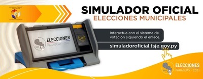 Simulador con candidaturas reales están disponible en la web de la Justicia Electoral | .::Agencia IP::.