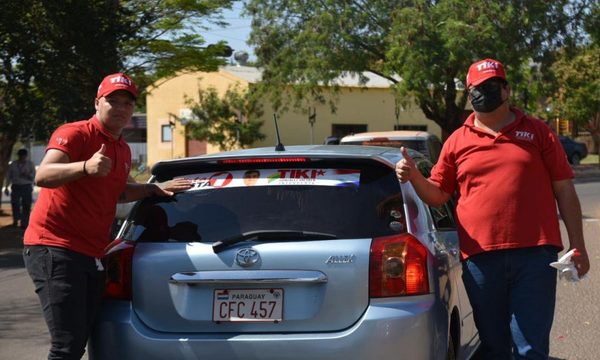 “Tiki” hace campaña con pegatinas y recorre con candidatos a concejales – Diario TNPRESS