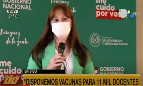 Viceministra de Educación: ''Disponemos de vacunas para 11 mil docentes'' | Telefuturo