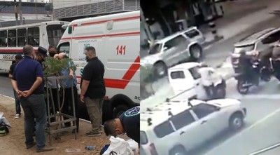 Fatal suceso: Un suboficial muere baleado por motochorros en Avenida San Martín