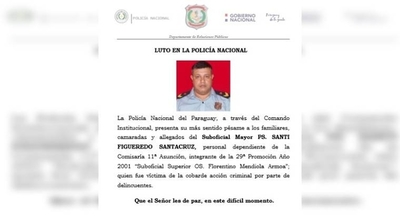 Diario HOY | Luto en la Policía Nacional tras muerte de un uniformado en asalto fatal