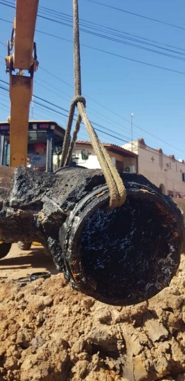 Es la primera vez en 40 años que la ESSAP cambia válvulas en Concepción