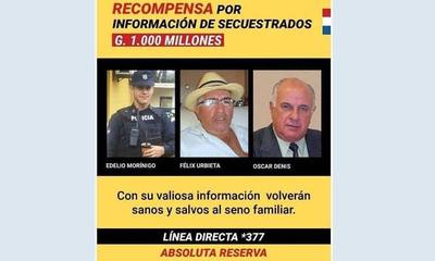 Reactivan millonarias recompensas para dar con secuestrados y criminales – Prensa 5