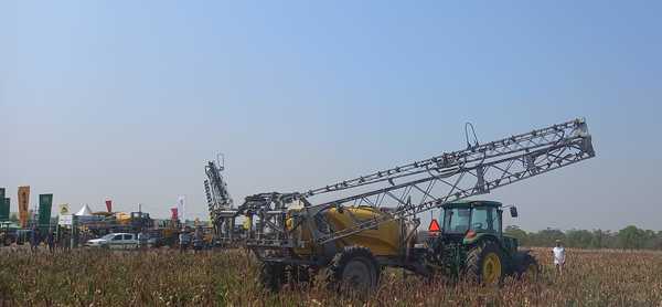 Hoy se realizó la jornada demostrativa de Máquinas Agrícolas