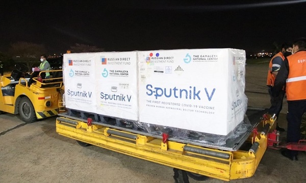 Paraguay recibió 35.000 dosis del Componente II de Sputnik-V