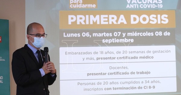 La Nación / Reactivarán desde el lunes la aplicación de primera dosis