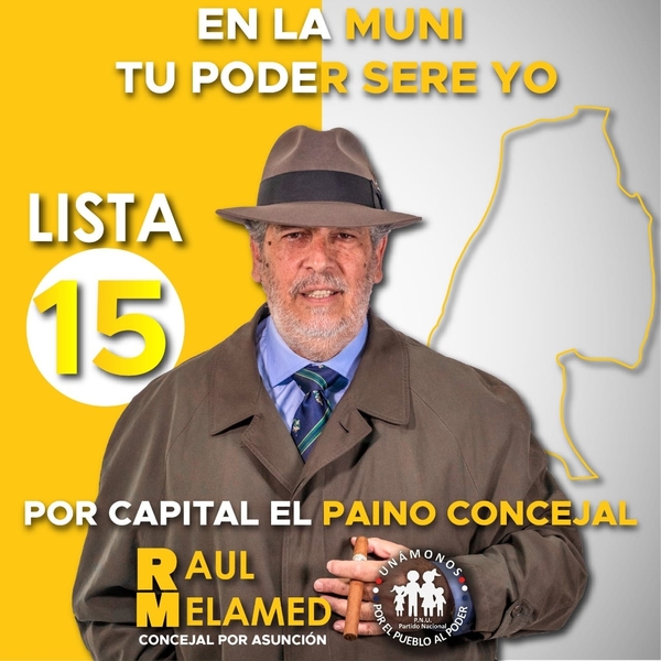 Conoce a tu candidato: Raúl Melamed (Candidato a Concejal de Asunción por el Partido Unámonos)