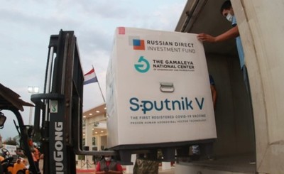 Arribó nuevo lote de 35.000 dosis del componente do de la Sputnik V