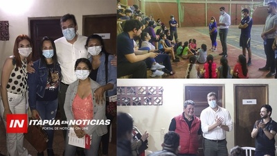 JUAN LICHI EN LOS BARRIOS Y CON LA GENTE: EL JOVEN SIGUE SUMANDO ADEPTOS A SU FIGURA.