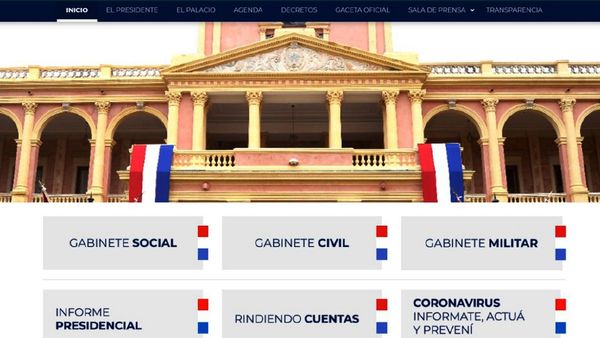 Presidencia renueva sitio web y apunta a rescate histórico