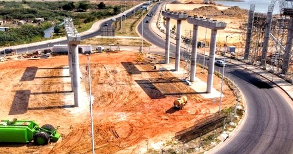 La Nación / Puente ya tiene las primeras capas del paquete estructural