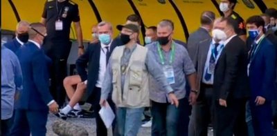 Bochorno en Brasil-Argentina: el partido quedó suspendido a los 6 minutos de juego por el ingreso de autoridades sanitarias
