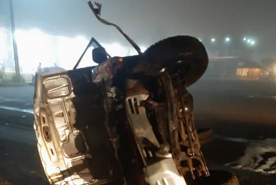Choque y vuelco de vehículos deja tres personas heridas en Santa Rita - Noticiero Paraguay