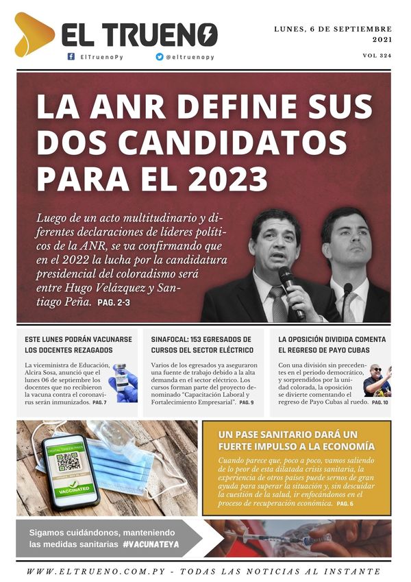 E-paper 6 de septiembre 2021 - El Trueno