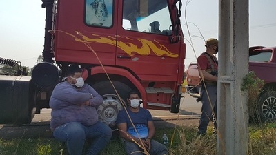 Senad intercepta camión de gran porte en Caaguazú