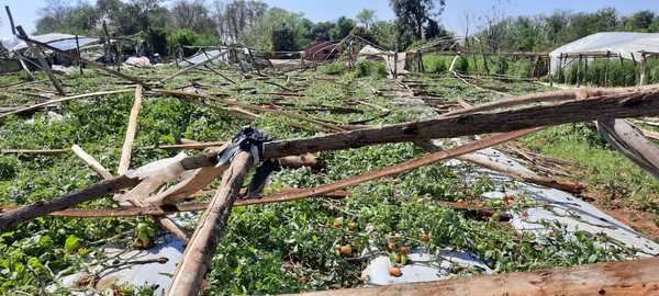 Evalúan daños ocasionados por temporal en Caaguazú