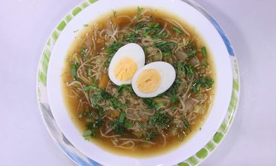 CALDO DE VERDURAS CON FIDEOS | Telefuturo