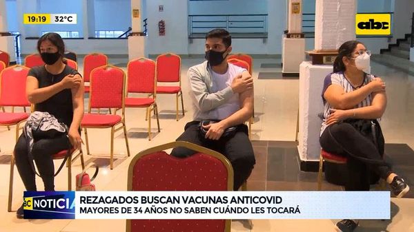 Rezagados buscan vacunas anticovid - ABC Noticias Central - ABC Color