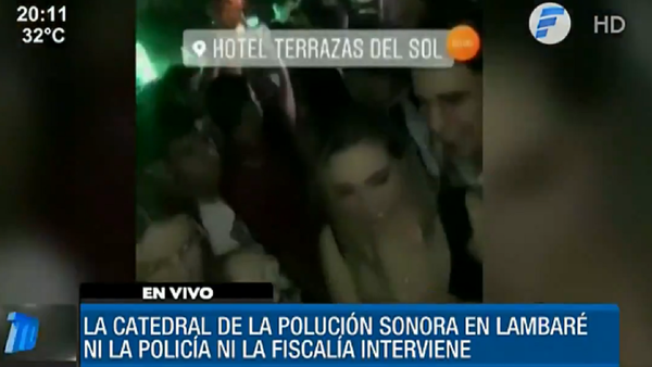Denuncian polución sonora y violación de cuarentena en Lambaré