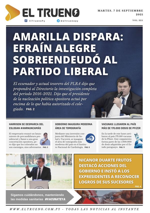 E-paper 7 de septiembre 2021 - El Trueno