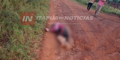 HALLAN A UN HOMBRE SIN VIDA EN PLENA VÍA PÚBLICA DE LA COMPAÑÍA TARUMA, SAN PEDRO DEL PNÁ