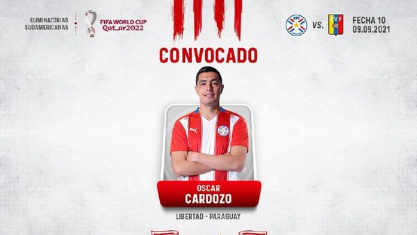 Tacuara Cardozo, convocado a la Albirroja