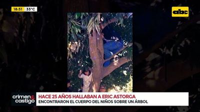 Hace 25 años hallaban el cuerpo de Eric Astorga - Crimen y castigo - ABC Color