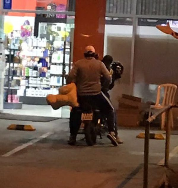 “Ladrones cariñosos” en la ciudad del amor: Se llevaron un oso y preservativos de una farmacia